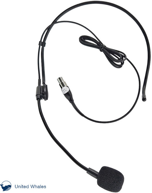 카날스 무선마이크 벨트팩 전용 미니 XLR 핀마이크 3핀 타입 헤드셋 마이크 H-30 [당일출고]