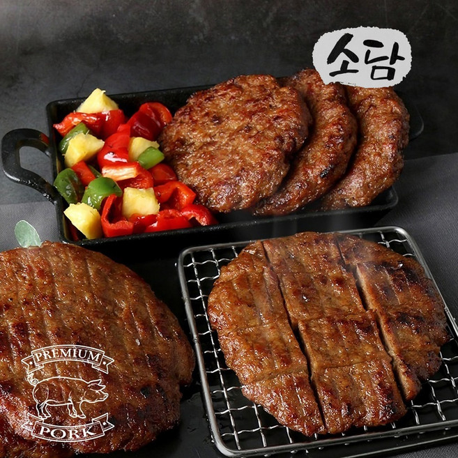 떡갈비 맛집 특제 레시피 소담 수제 떡갈비, 150g, 15개