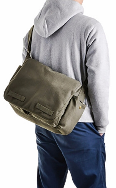 [로스코/국내배송] CANVAS MESSENGER BAG 군용숄더백 밀리터리백 메신져백