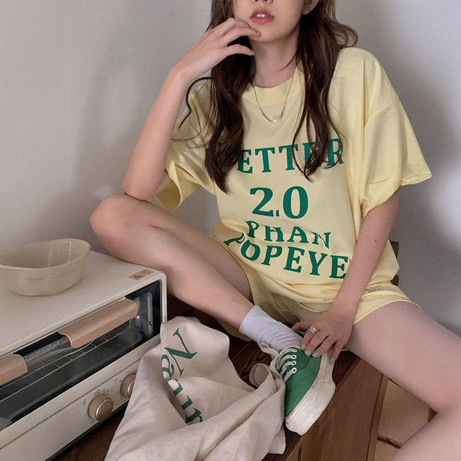 블랑루즈 베럴 반팔 데일리 트레이닝 셋업