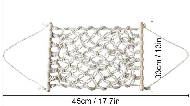 캐비닛 아래 과일 해먹 Macrame 매달려 생산 바구니 바나나 홀더 걸이 손으로 짠, 01 빠른, 01 1PC