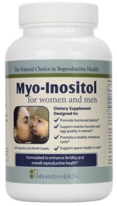 페어헤븐헬씨 미오 이노시톨 2000mg 120캡슐 Fairhaven Health Myo-Inositol 120 Capsules, 120정, 1개
