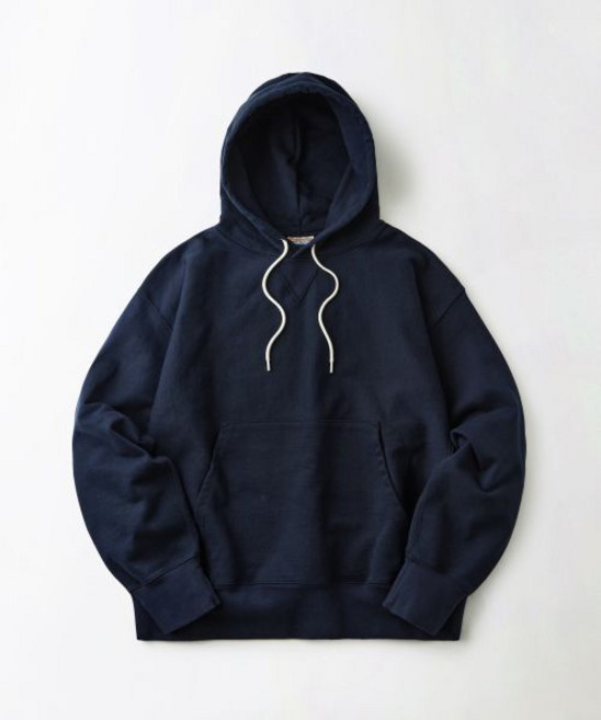 아웃스탠딩REVERSE HEAVY HOOD SWEATNAVY