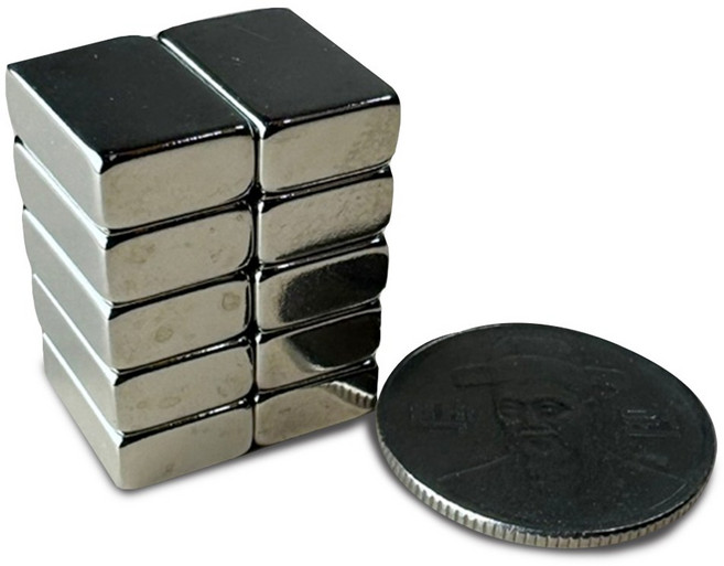 15*10*5 네오디움 사각자석 NS 지름 15mm x 10mm x 5mm [니즈], 10개