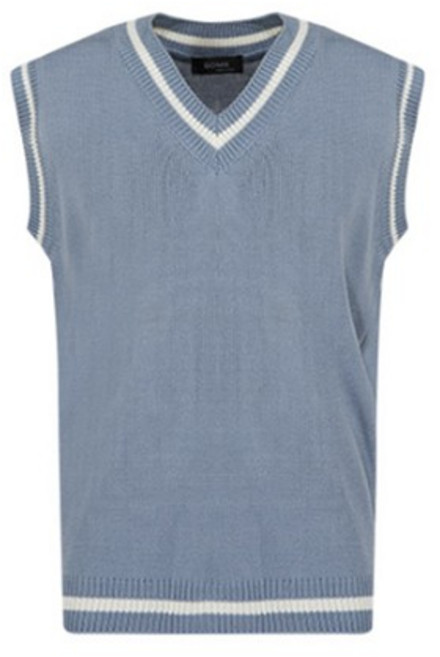 골피아 남성 국산 클래식 V넥 데일리 니트 조끼 MCVF5SM6492