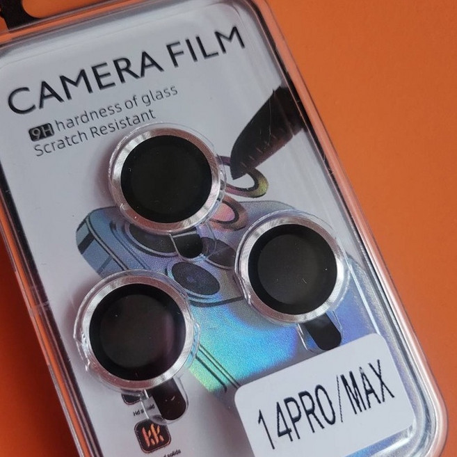 新款 鏡頭膜 適用 iPhone 14 全系列 合金玻璃保護貼 CD紋-銀, CD紋-銀(單顆),12/12pro/12mini, 1個