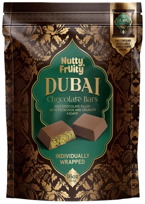 Nutty & Fruity 두바이 초콜릿 바 454g / 국내배송, 1개 - 쿠팡
