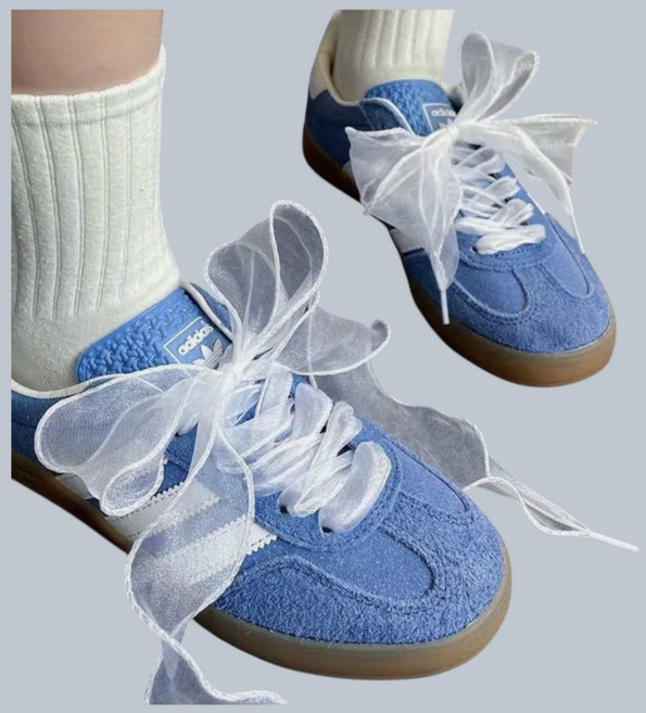 레이스 쉬폰 신발끈(2개입)80cm/100cm/120cm 3가지 컬러