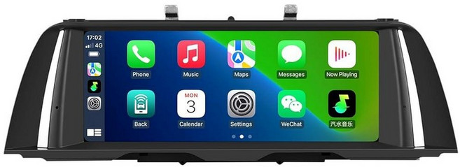 BMW 5 시리즈 F10 F11 (2011-2012) CIC 시스템용 10.25인치 자동차 스테레오 무선 CarPlay 안드로이드 오토 블루투스 터치 스크린 GPS 내비게이션, CIC-10.25"-Linux