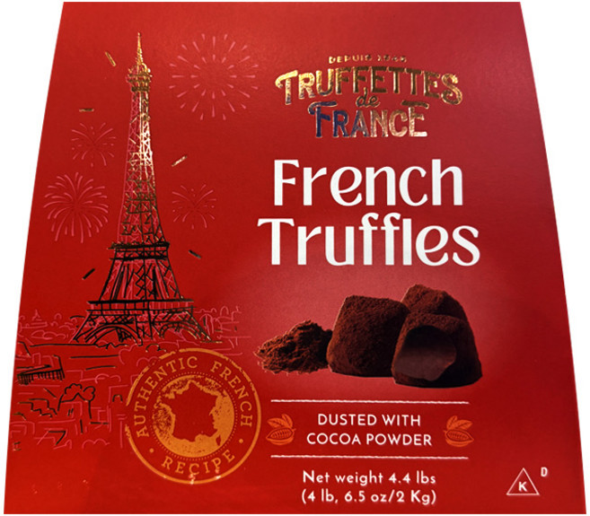 코스트코 트뤼플 프랜치 트러플 초콜릿 1KG X 2PACK + 더메이런 손소독제, 2개