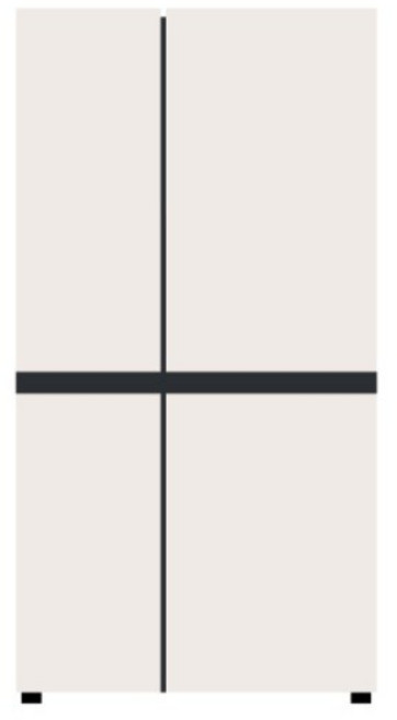 2도어 832L S834MEE30E 베이지 1등급 사다리차지원 엘지물류직배송