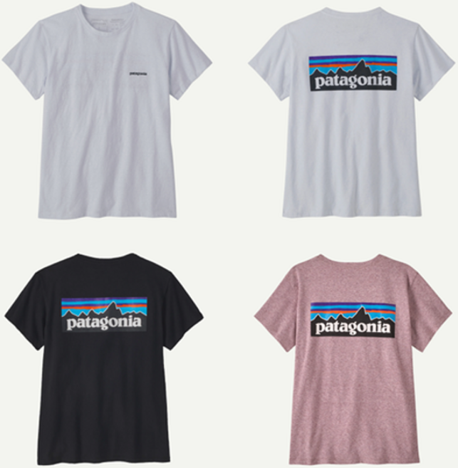 [백화점정품] 파타고니아 남여 공용 반팔 티셔츠 37567R5 우먼즈 P-6 로고 리스판서빌리-티 CH 등산 반팔티