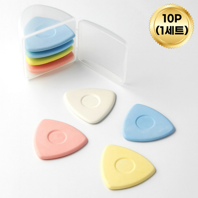 디엠몰 수선 재단 초크 10P 재봉 분필초크, 1개, 혼합색상
