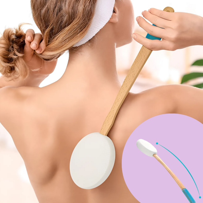 르브아 셀프 등로션 바르기 도구 등에로션 바르는 기구 바디, 1개, 1개입, 라이트블루