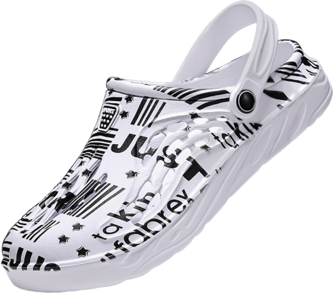 일월전빵 남녀공용 커플 EVA 빅사이즈 웨이브 트임 아쿠아 샌들 슬리퍼 아쿠아슈즈 B-S051