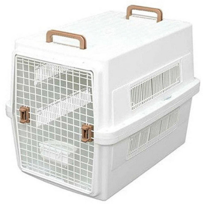 아이리스 켄넬 강아지 케이지 이동가방 고양이 이동장 애견 캐리어, 화이트, 1개