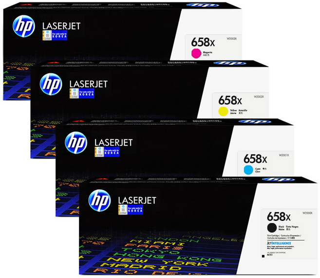 HP W2000A W2000X 정품토너 세트, 1세트, W2000X대용량/정품/4색