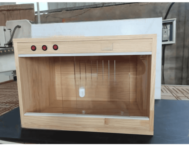 도마뱀 사육장 원목 파충류 집 렉사육장 거미 목재, 60*40*42스틱 통풍구, 1개