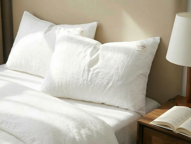 포니홈 호텔 순면 베개커버 60수 코튼워싱 자루식베겟 2P