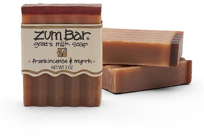 줌 유향 앤 몰약 고트 밀크 비누 85g 3팩 Zum Goat's Milk Soap Bar Bar Soap for Hands & Body Made - 쿠팡