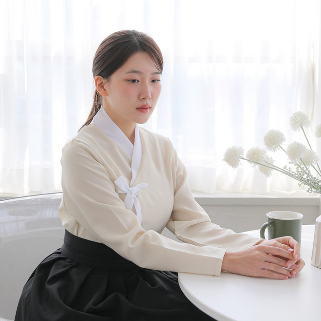 빅사이즈 퓨전한복 개량한복 데일리 저고리 블라우스