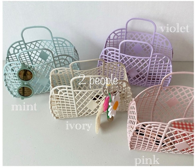 아동 장바구니, 1+1=2개, 핑크