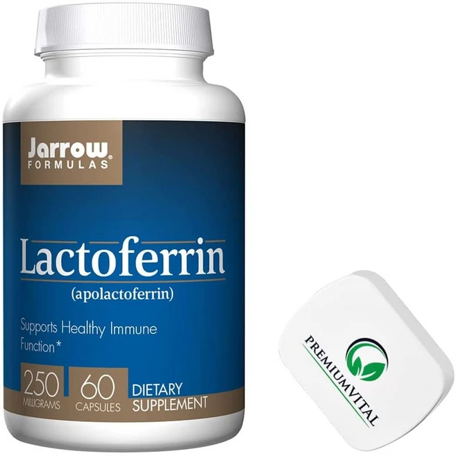 독일 PremiumVital Jarrow 락토페린 250mg 60정, 1개 - 쿠팡