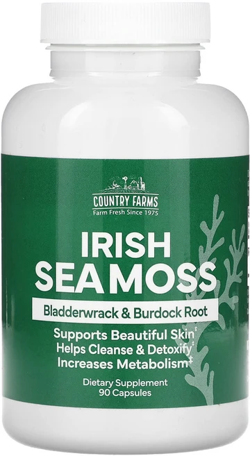 몸관리하세요 겨울입니다 Country Farms 아이리쉬 바다 이끼 캡슐 90정 특별관리진행, CountryFarms아이리쉬바다이끼캡슐90정 - 쿠팡