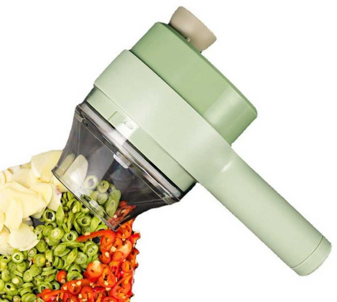 고추절단기 휴대용 야채 파 다지기 조리 기계 간편, 3세대+계란 1200mAh, 1개