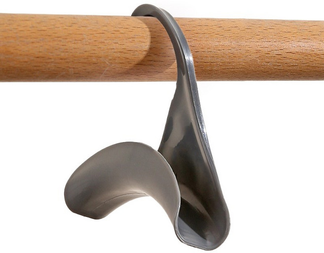 코지웰 아치형 가방 걸이 옷장 문 수납 후크, 그레이, 15개