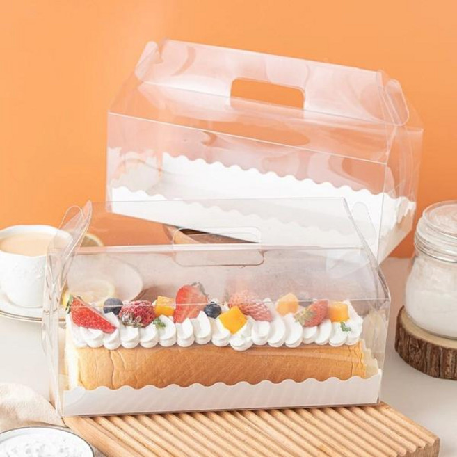 대형롤백 롤 케이크 상자 포장 수염 투명 핸드 타월 도매 생일 웨딩 수제 선물 5, 16.5x9.5x16.5cm