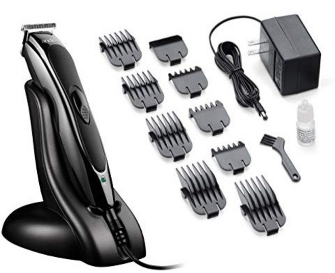 Andis 트리머 슬림라인 무선(빗 6개) 블랙 1개, FREE