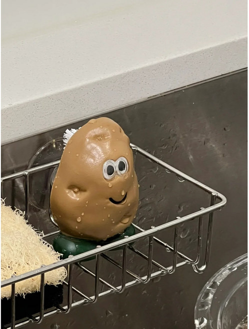 joie 감자 브러시 껍질 흙 제거 필러 야채 과일 주방 세척브러쉬, 감자브러쉬, 1개