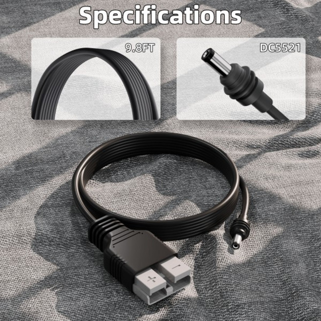 3M 스타링크 미니 케이블 앤더슨 커넥터 50A 전원 플러그 DC 자동차 RV용 액세서리