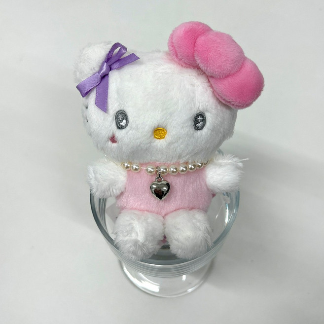 산리오 진주목걸이 인형 정품 키링 가방고리