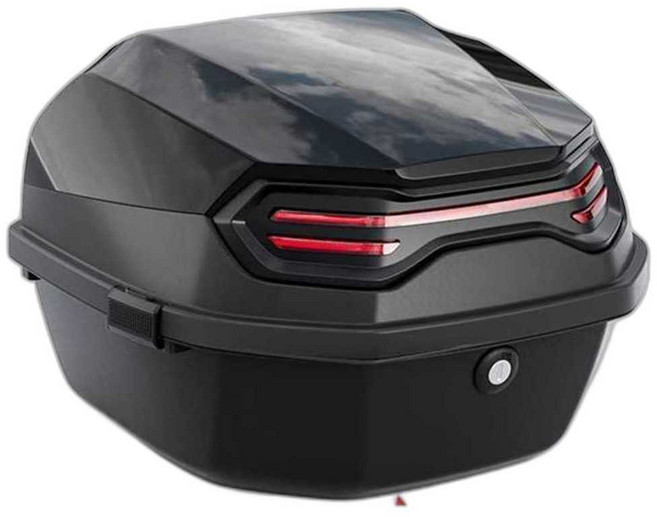 오토바이 탑박스 헬멧 보관함 트렁크 짐칸 배달통 블랙, 하얀색