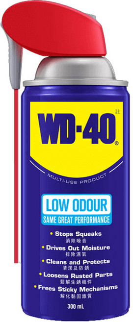 WD-40 多用途產品 微氣味配方, WD-40微氣味 附專利活動噴嘴 300ML, 1個, 300mL