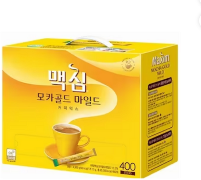 맥심 모카골드 마일드 커피믹스, 12g, 400개입, 400개