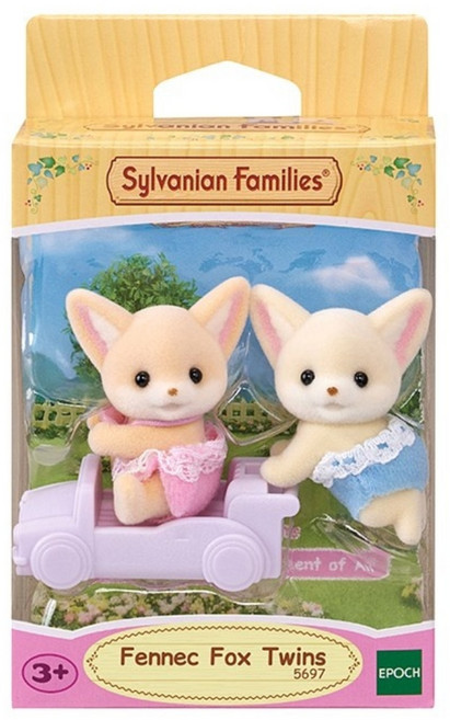 실바니안패밀리 사막여우 쌍둥이 피규어 5697, 1개