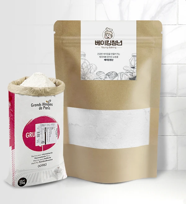 프랑스 밀가루 T65 1kg 소분, 1개 - 쿠팡
