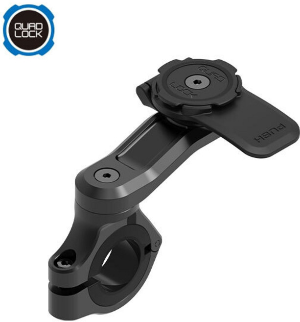 쿼드락 오토바이 스마트폰 거치대 Motorcycle Handlebar Mount PRO, 쿼드락 오토바이용 Out Front Mount PRO, 1개