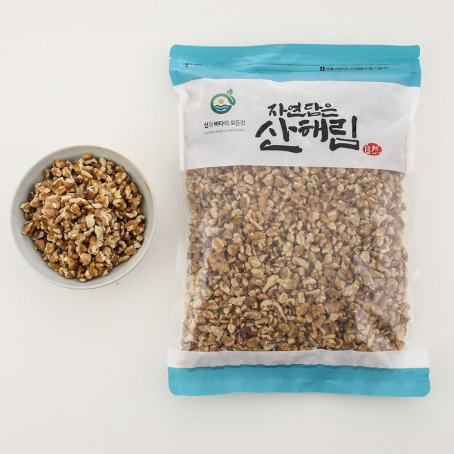 [자연담은 산해림] 프리미엄 깐호두 분태 호두분태, 500g, 1개