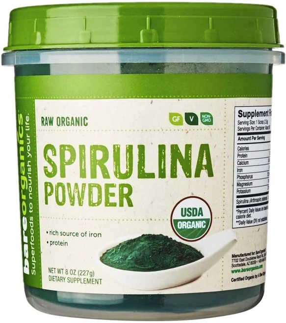 베어오가닉스 스피루리나 파우더, 1개, 227g - 쿠팡