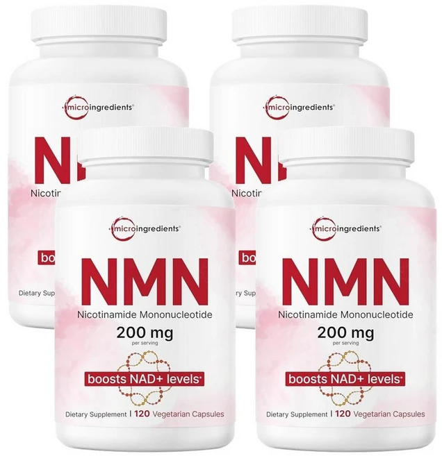 마이크로 인그리디언츠 NMN 200mg 캡슐 120정, 4개 - 쿠팡