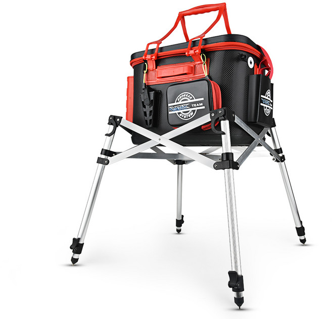 밑밥통거치대 2단 사각 받침대 스탠드, 단품