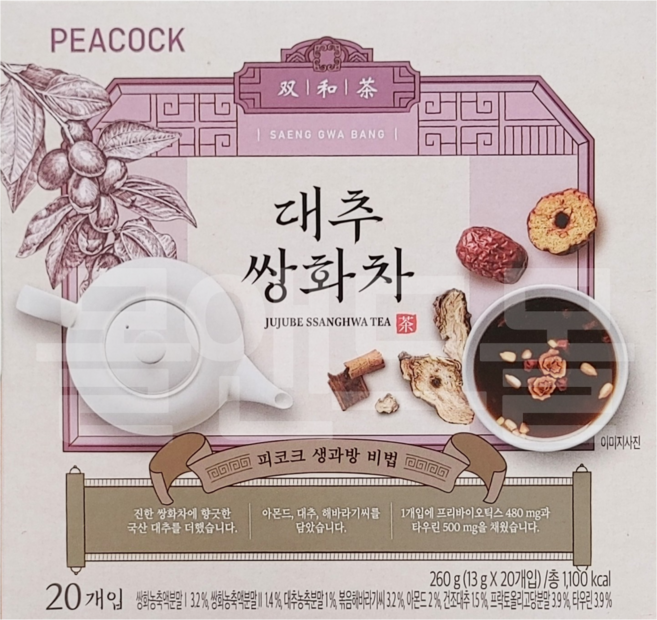 피코크 대추 쌍화차, 13g, 1개, 20개입