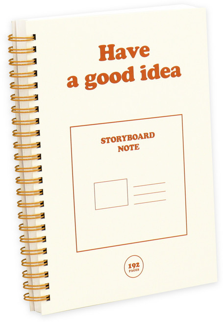 인디고 기본 플롯 아이디어 스토리보드 노트 A5, 오렌지, 1개