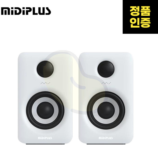 MIDIPLUS(미디플러스) MI3 II 블루투스 스튜디오 모니터 스피커 (2개), 화이트, 9460298994