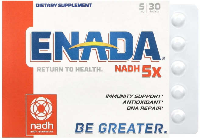 에나다 105517 NADH 5x 5mg 30정, 1개 - 쿠팡