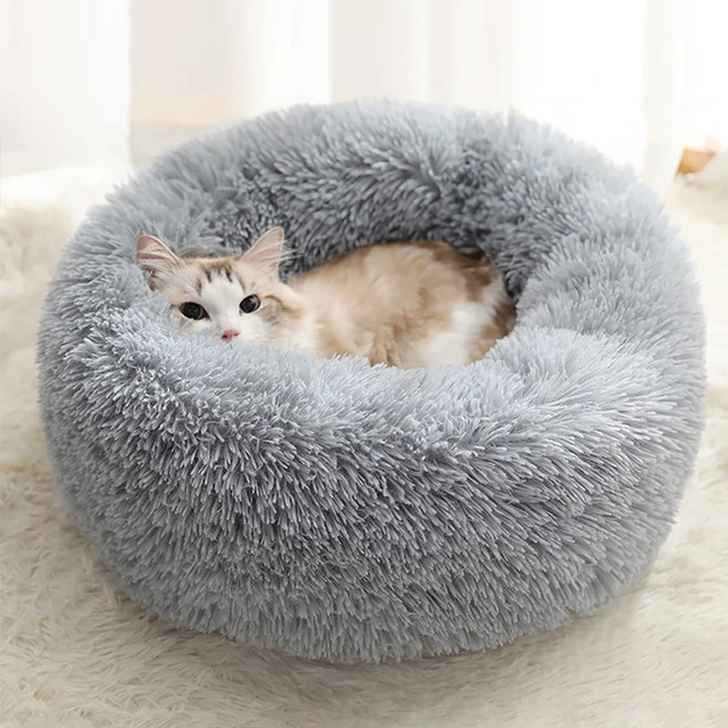 디베토 푹잠 쿠션 도넛 강아지 고양이 대형견 도넛 반려견 방석 침대 마약 S, 1개